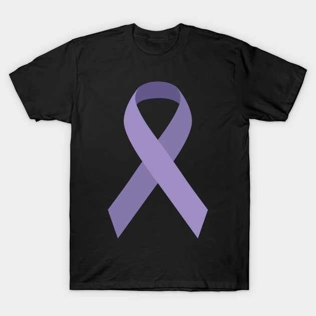 Lavender Ribbon Day T-Shirt by TinPis